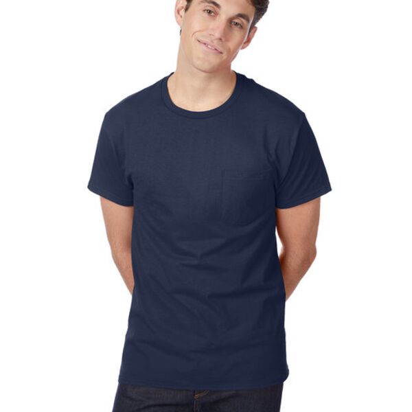 6.1 oz. Tagless® ComfortSoft® Pocket T-Shirt Thumbnail