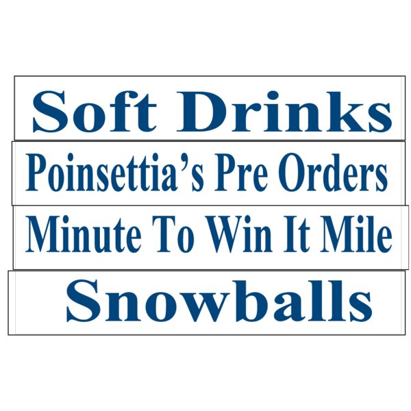 6x1 Festival Booth Sign W/Grommets option Thumbnail