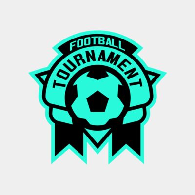 Tournament Football logo template Thumbnail
