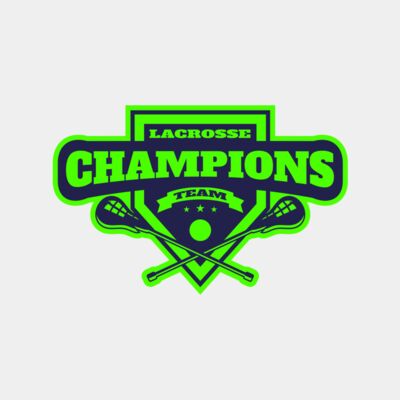 Champions Lacrosse Team Logo Template	 Thumbnail