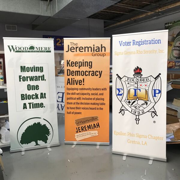 36" x 90" Retractable Pull Up Banners  Thumbnail