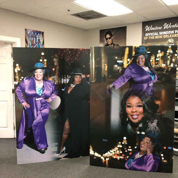 4ftx5ft stand up interior sign Thumbnail