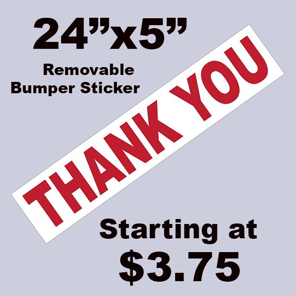 THANK YOU STICKERS 24in x 5in Thumbnail