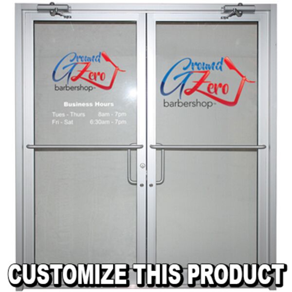 Multi Color Window Graphic Cut Outs Thumbnail