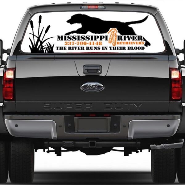 Window Perforation - See Thru one way window vinyl Thumbnail