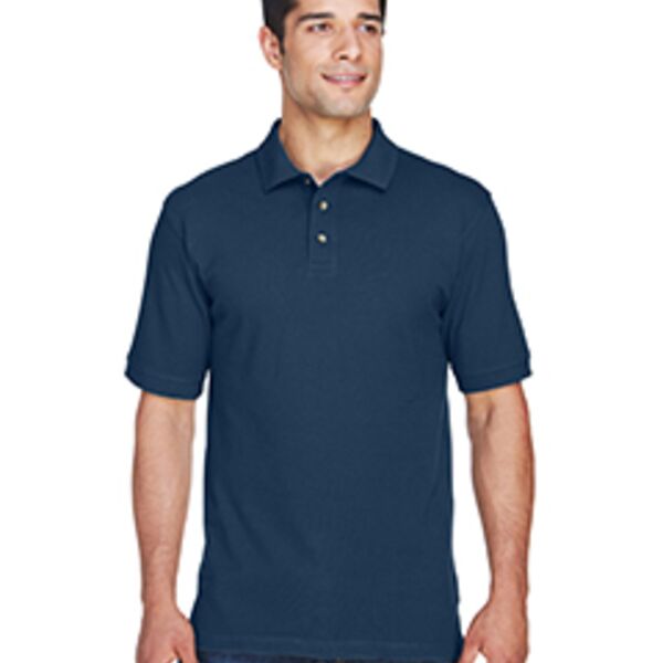 Harriton Men's 6 oz. Ringspun Cotton Piqué Short-Sleeve Polo Thumbnail