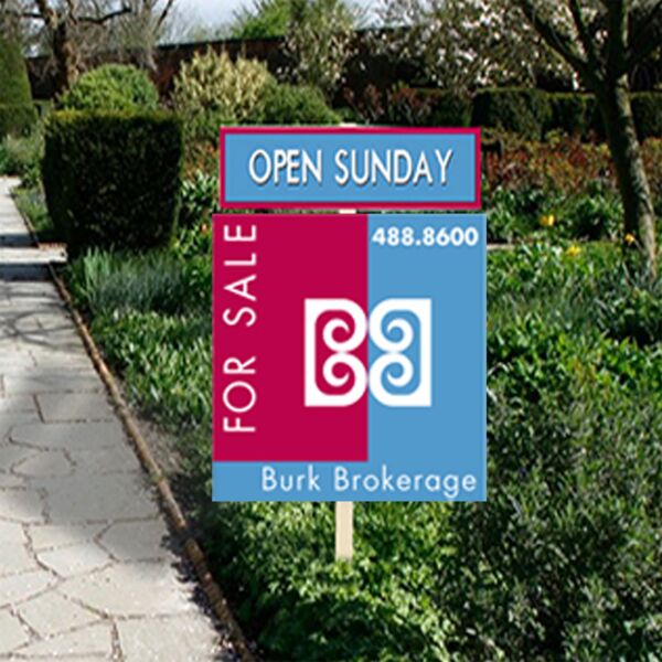 24x24 corrugated Real Estate Sign Thumbnail