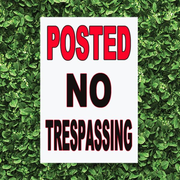 12x18 - Corrugated plastic half size Yard Signs Thumbnail