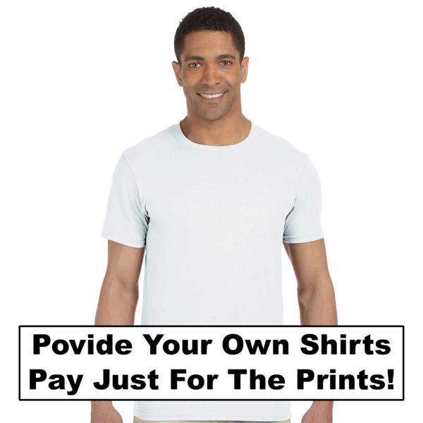 Screen Printing Services left chest full back - Customer Provided Thumbnail