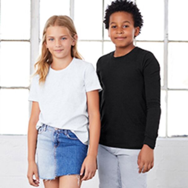 Bella Canvas Youth Jersey Long-Sleeve T-Shirt- very soft Thumbnail