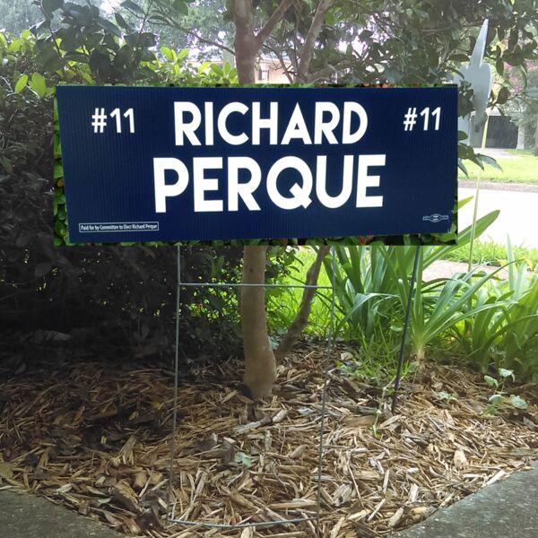 24x9 half size yard sign (Min 5) Thumbnail