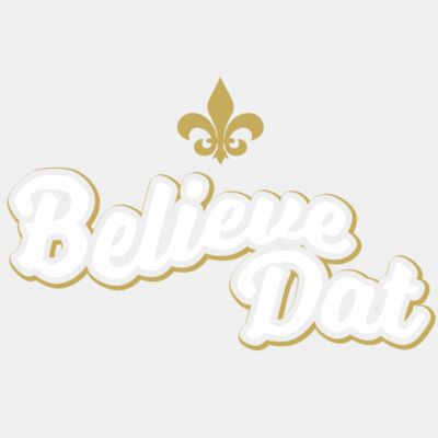 New Orleans Believe Dat Tee trans Thumbnail