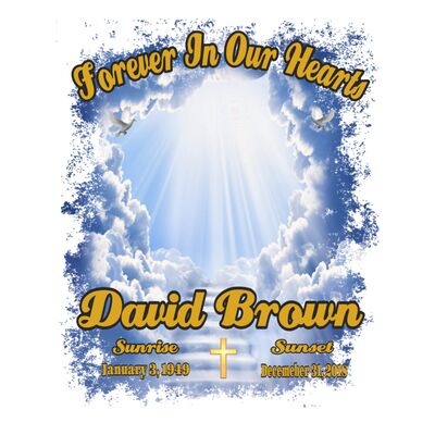 Rest In Peace Templates T-Shirts - Signs - Banners - BonZa Graphics