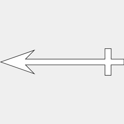 Cross Arrow - 2 Color Thumbnail