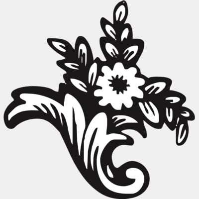 Flower and Stem 8 2 Color Thumbnail