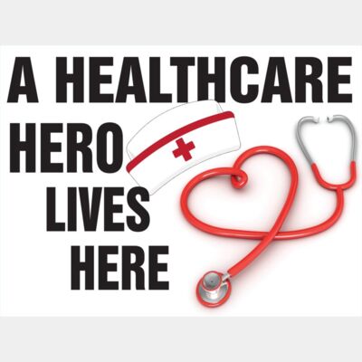 hero sign with nurse hat Thumbnail