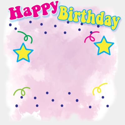 Little ones Happy Birthday stars Thumbnail