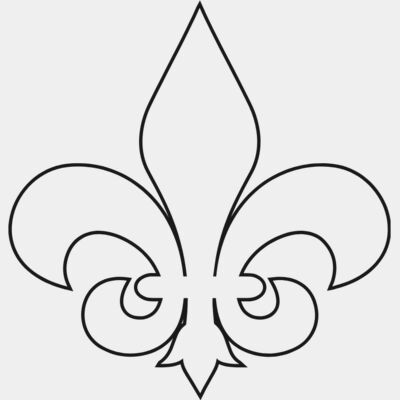 Fleur-de-lis 3 outline Thumbnail