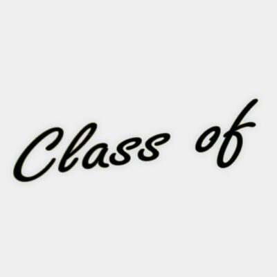 Class of 2021 black with light silver glow Thumbnail
