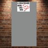 4ftx7ft stand up interior sign Thumbnail